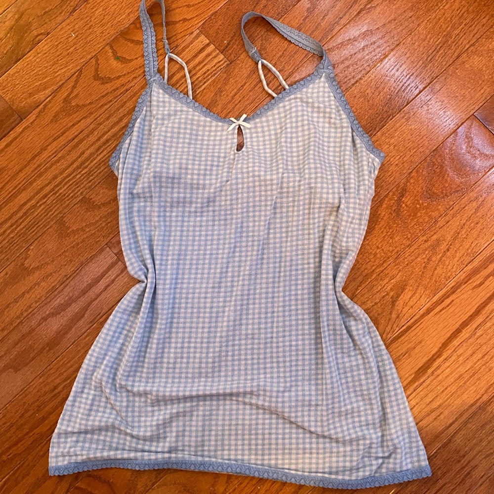 victoria’s secret plaid camisole